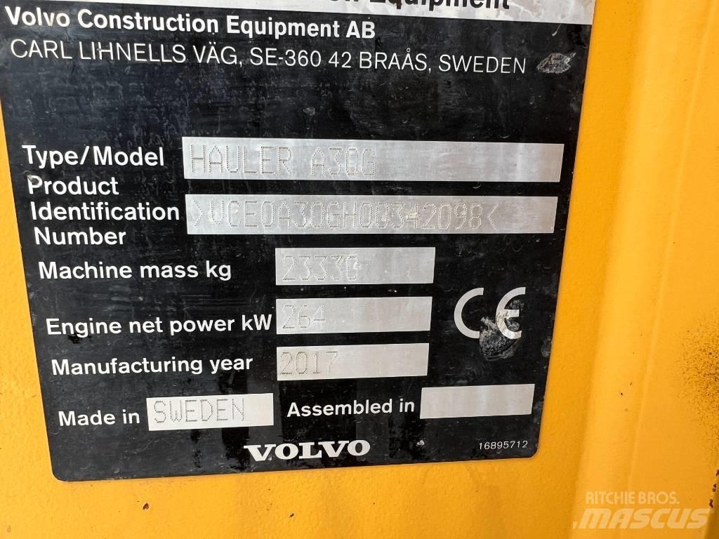 Volvo A30G Belden kirma kaya kamyonu