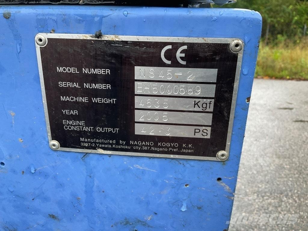 Nagano N50 Diger yükleme ve kazma ekipmanlari