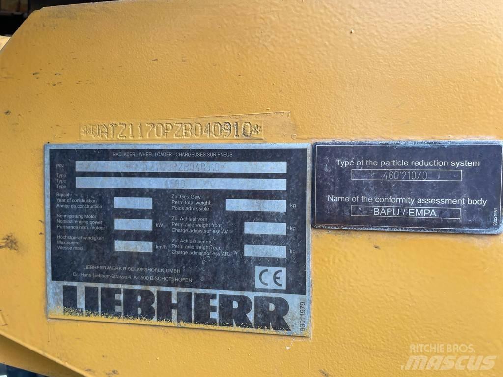 Liebherr L580 Tekerlekli yükleyiciler