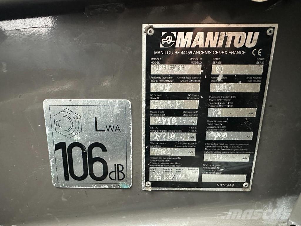 Manitou MT 1840 Teleskopik yükleyiciler