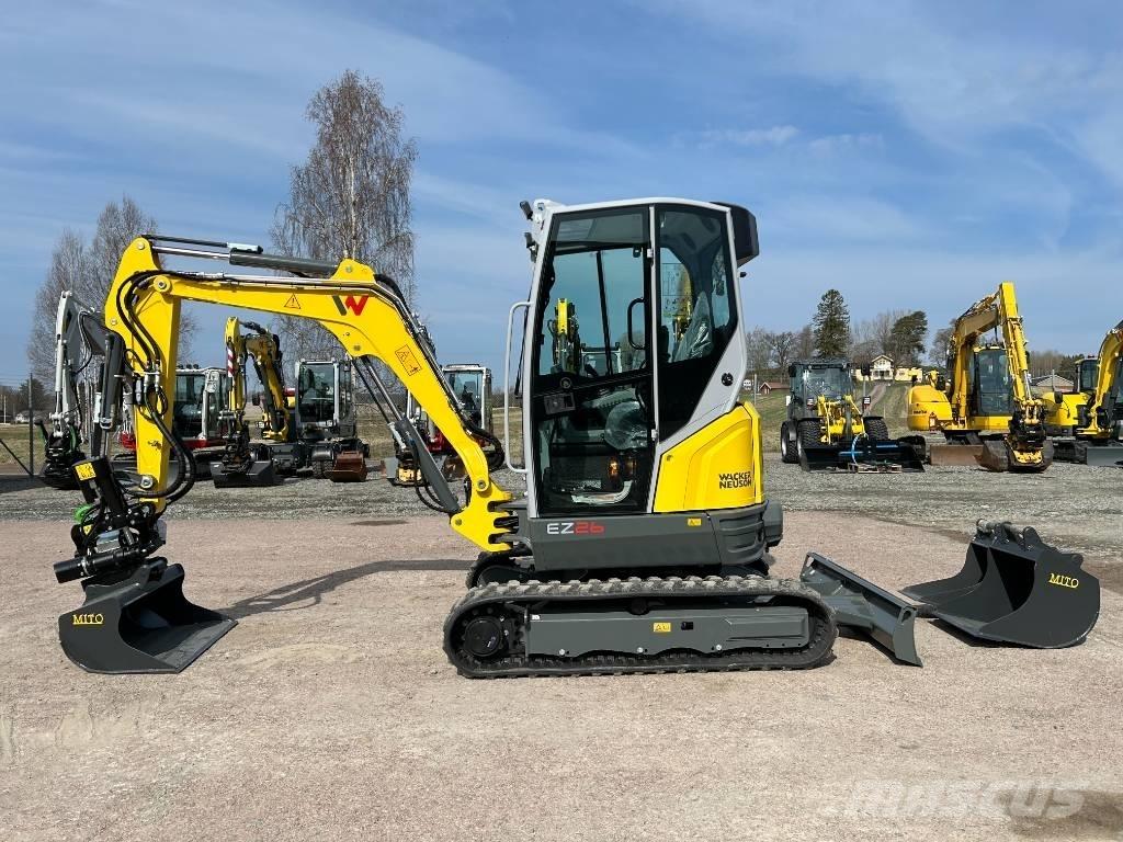 Wacker Neuson EZ26 Mini ekskavatörler, 7 tona dek