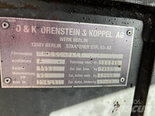 O&K MH 5 Compact Bomlar ve kollar