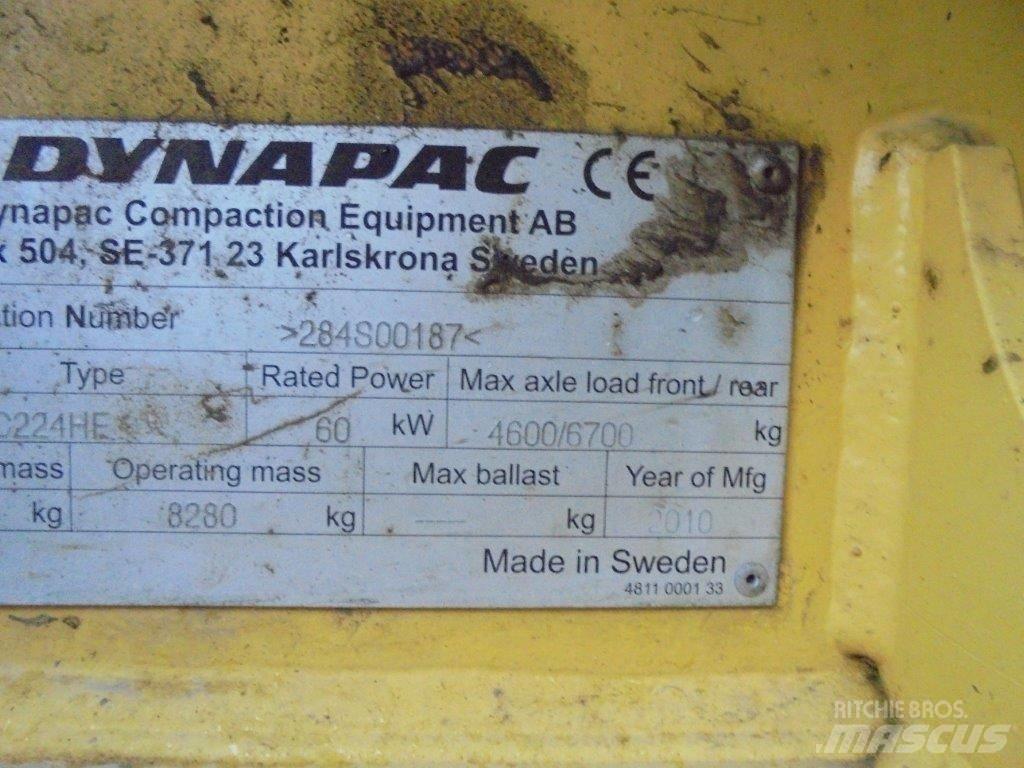 Dynapac CC 224 HF Çift tamburlu silindirler