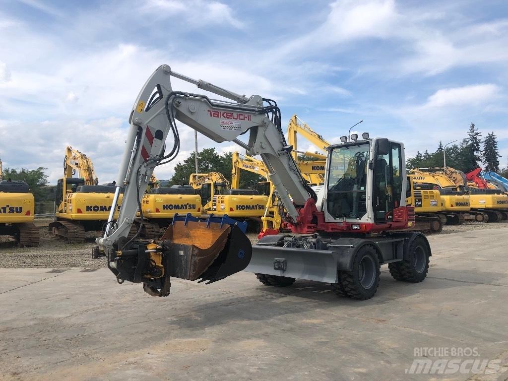 Takeuchi TB295W Lastik tekerli ekskavatörler