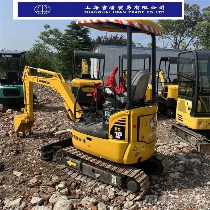 Komatsu PC 18 MR Mini ekskavatörler, 7 tona dek