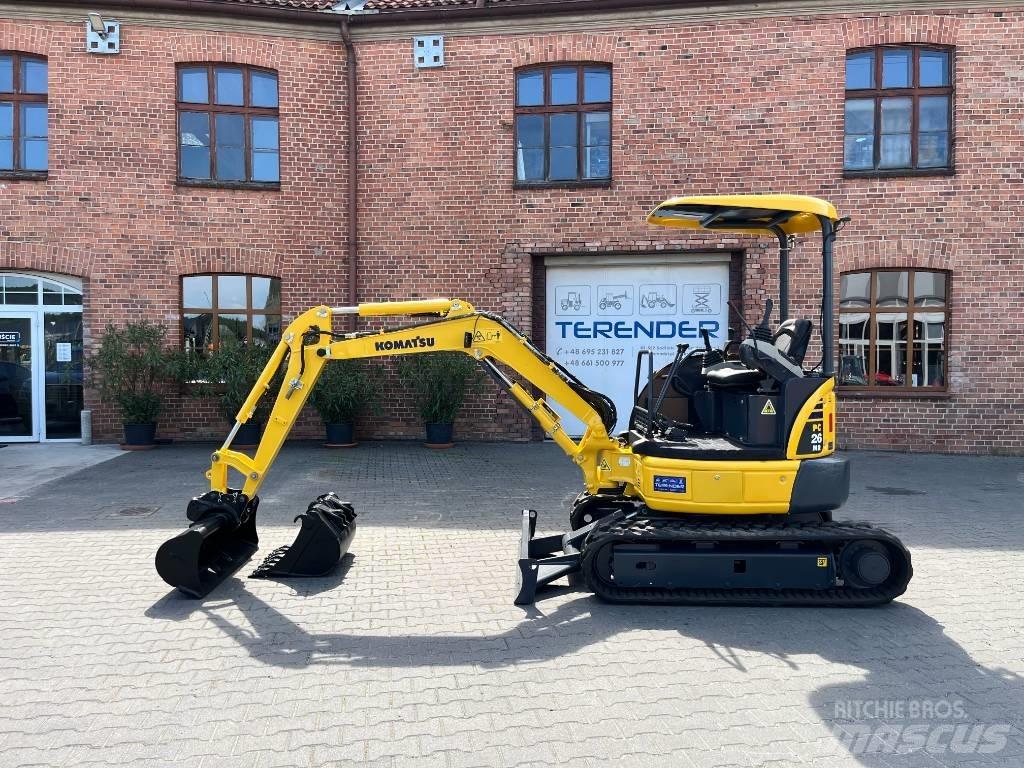 Komatsu PC 26 MR-3 Mini ekskavatörler, 7 tona dek