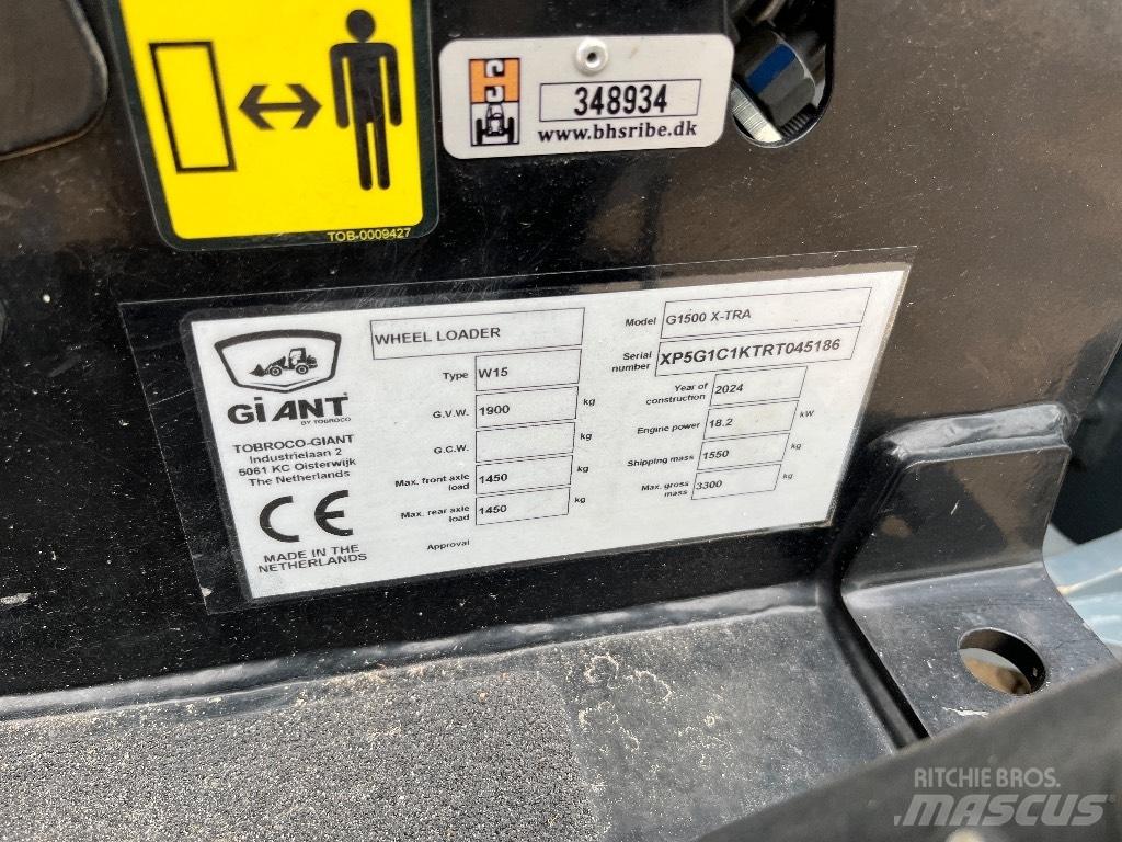 GiANT G 1500 X-tra Tekerlekli yükleyiciler