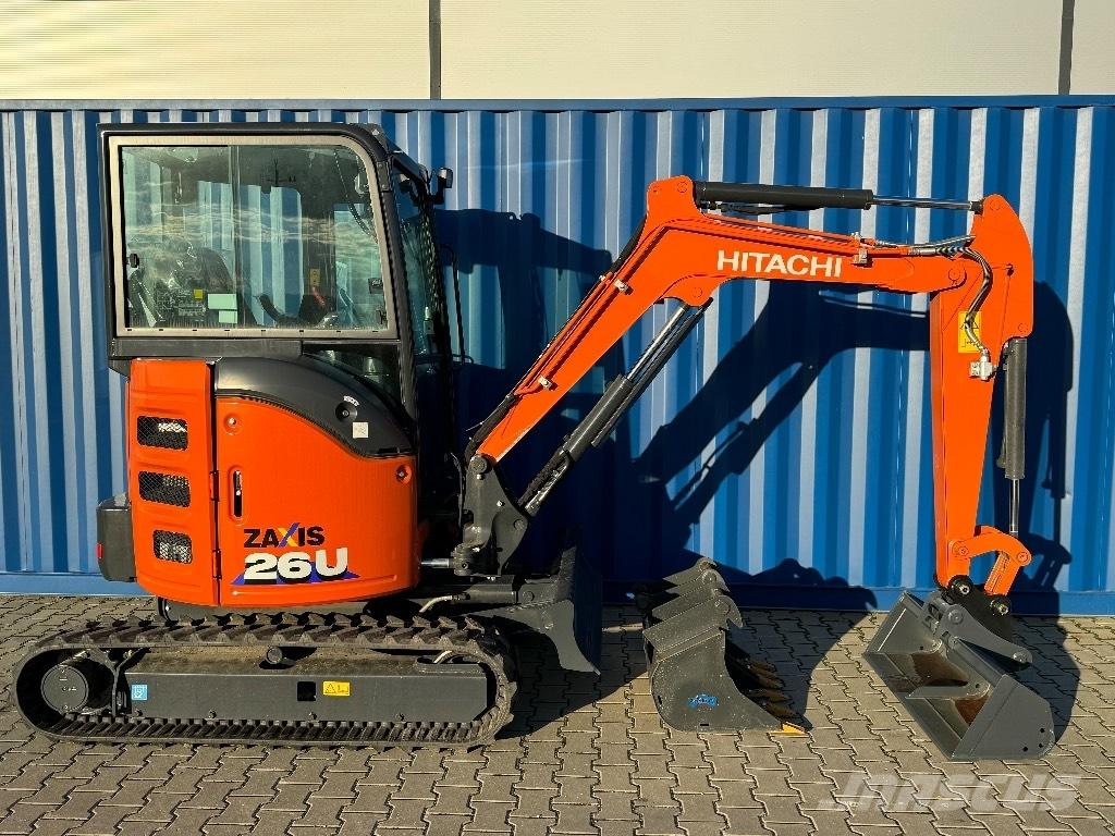 Hitachi ZX 26 U-6 Mini ekskavatörler, 7 tona dek