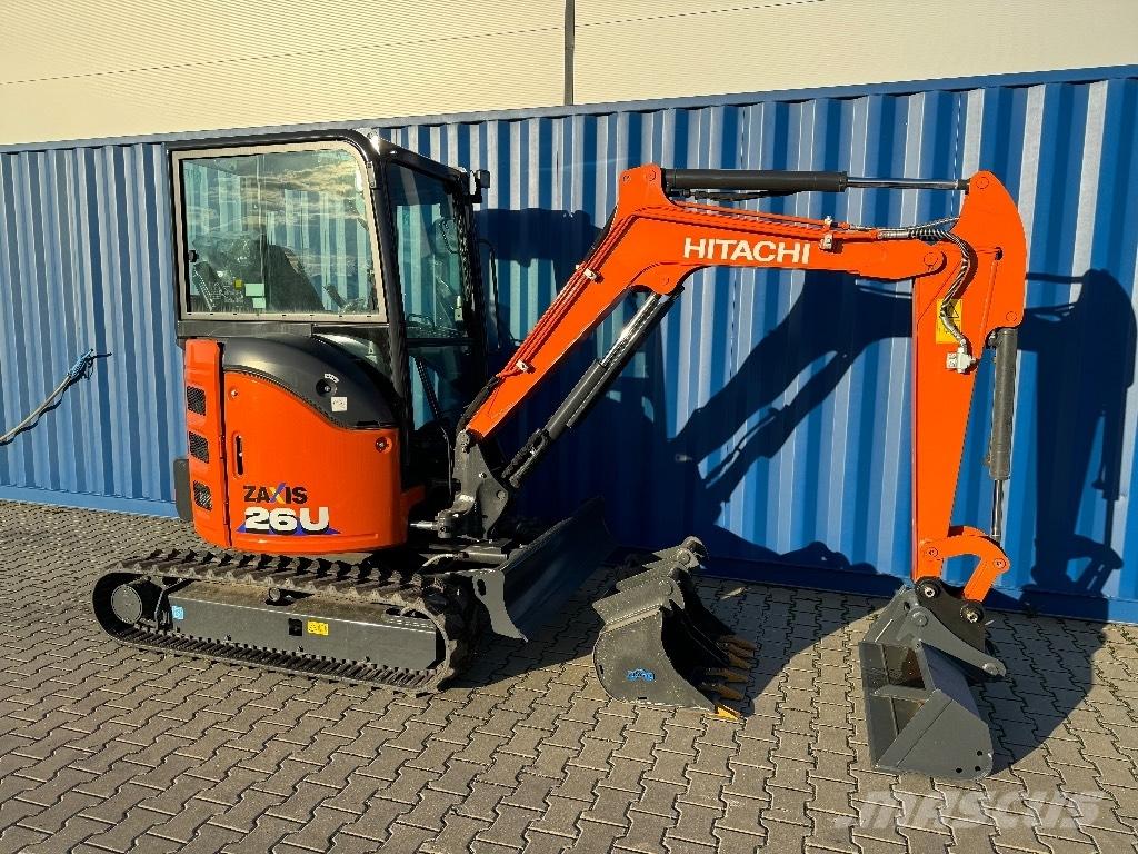 Hitachi ZX 26 U-6 Mini ekskavatörler, 7 tona dek
