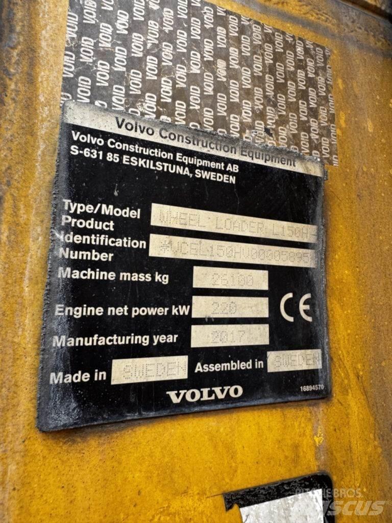 Volvo L150H Tekerlekli yükleyiciler