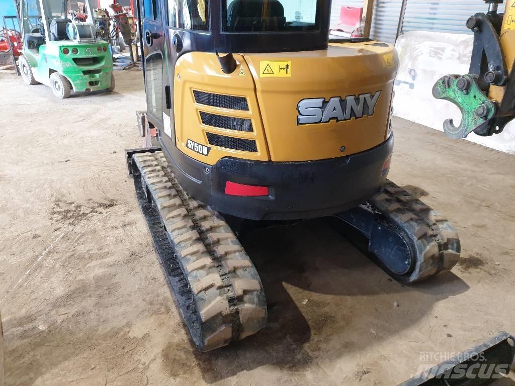 Sany SY50U Mini ekskavatörler, 7 tona dek