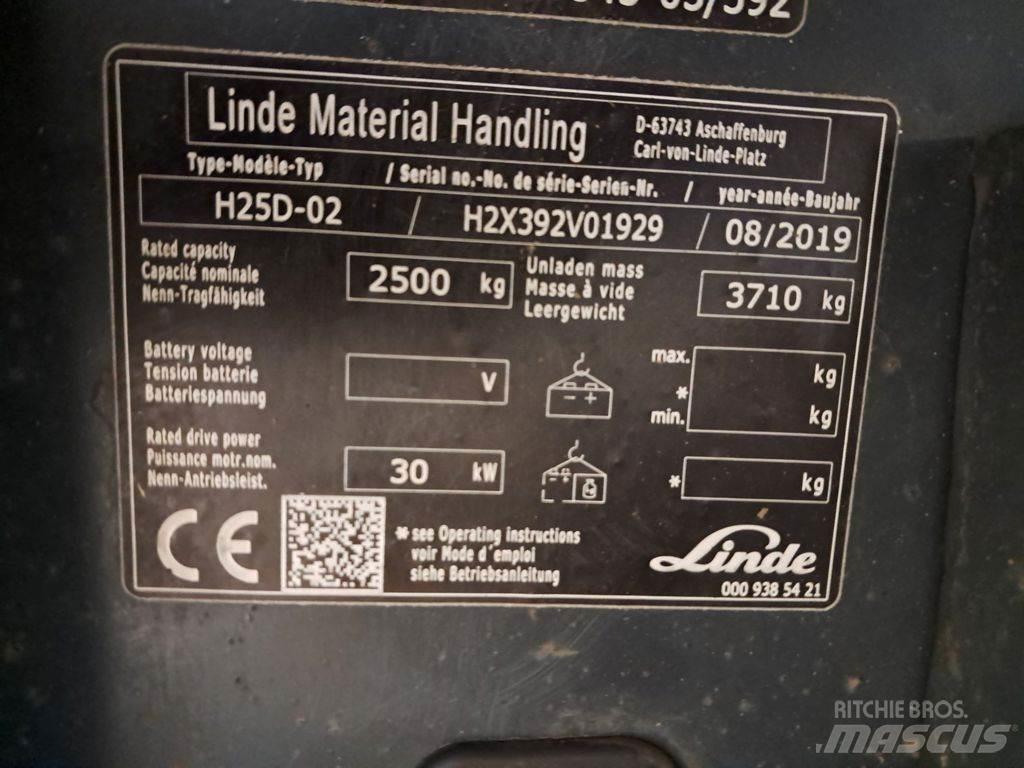 Linde H25D-02 Dizel forkliftler
