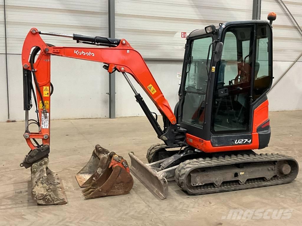 Kubota U 27-4 Mini ekskavatörler, 7 tona dek