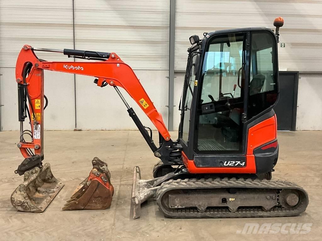 Kubota U 27-4 Mini ekskavatörler, 7 tona dek