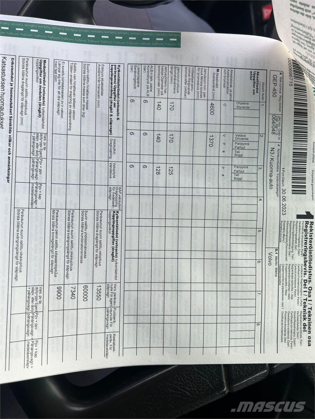 Volvo FH12 6X2 Çekiciler