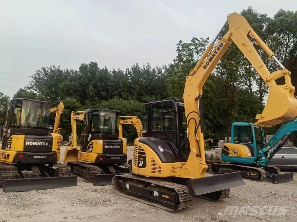 Komatsu PC 55 MR Mini ekskavatörler, 7 tona dek