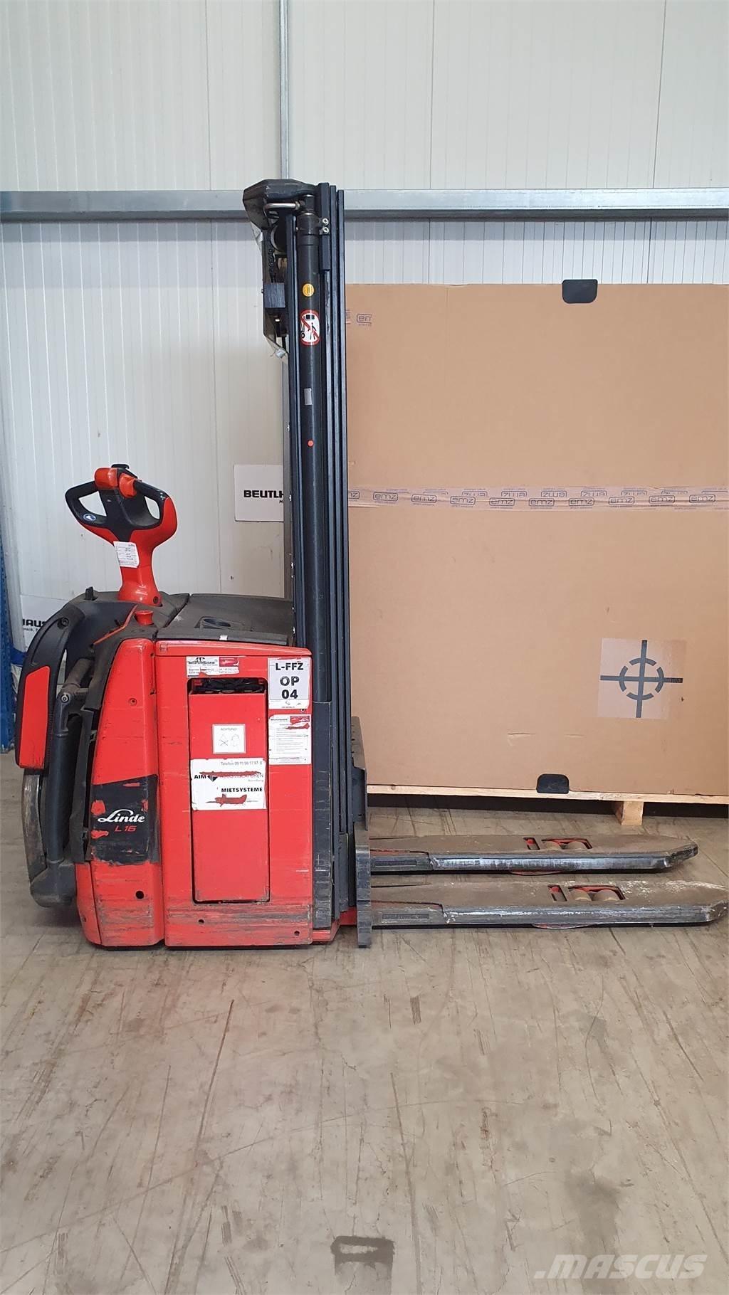 Linde L16AP Yaya kumandali istif makinasi