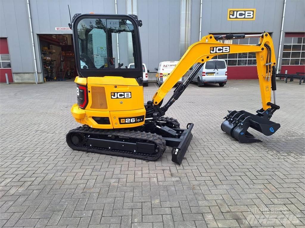 JCB 26C-1 Mini ekskavatörler, 7 tona dek