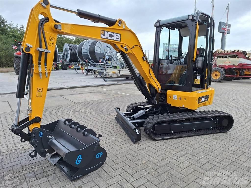 JCB 26C-1 Mini ekskavatörler, 7 tona dek