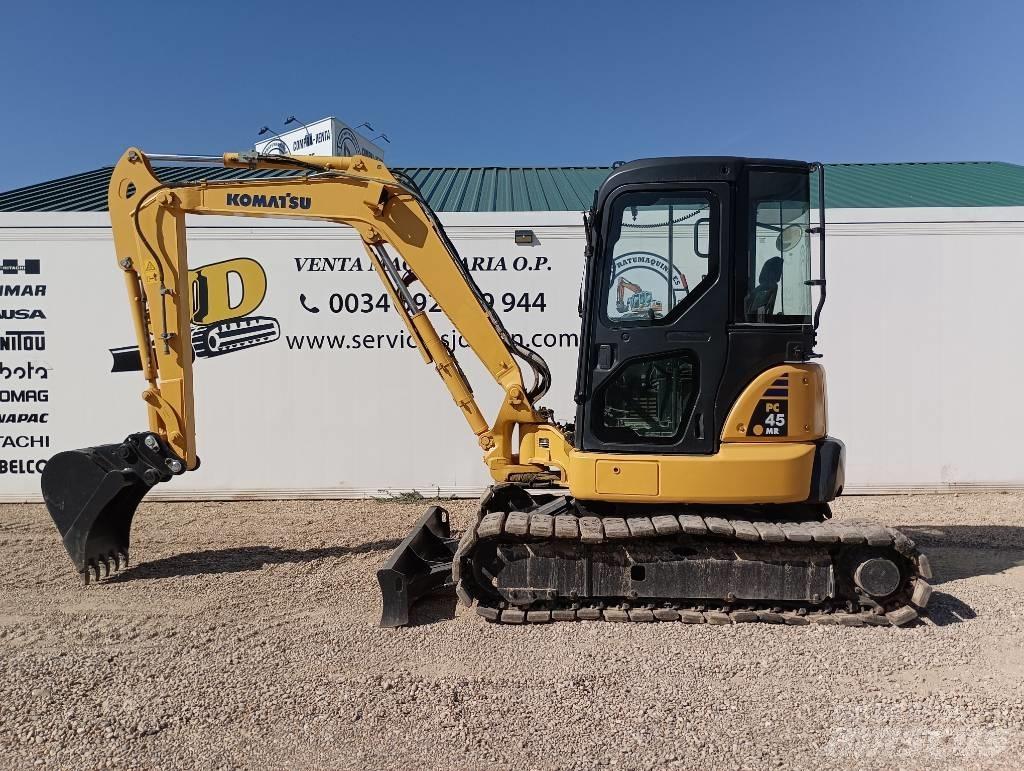 Komatsu PC 45 MR-3 Mini ekskavatörler, 7 tona dek