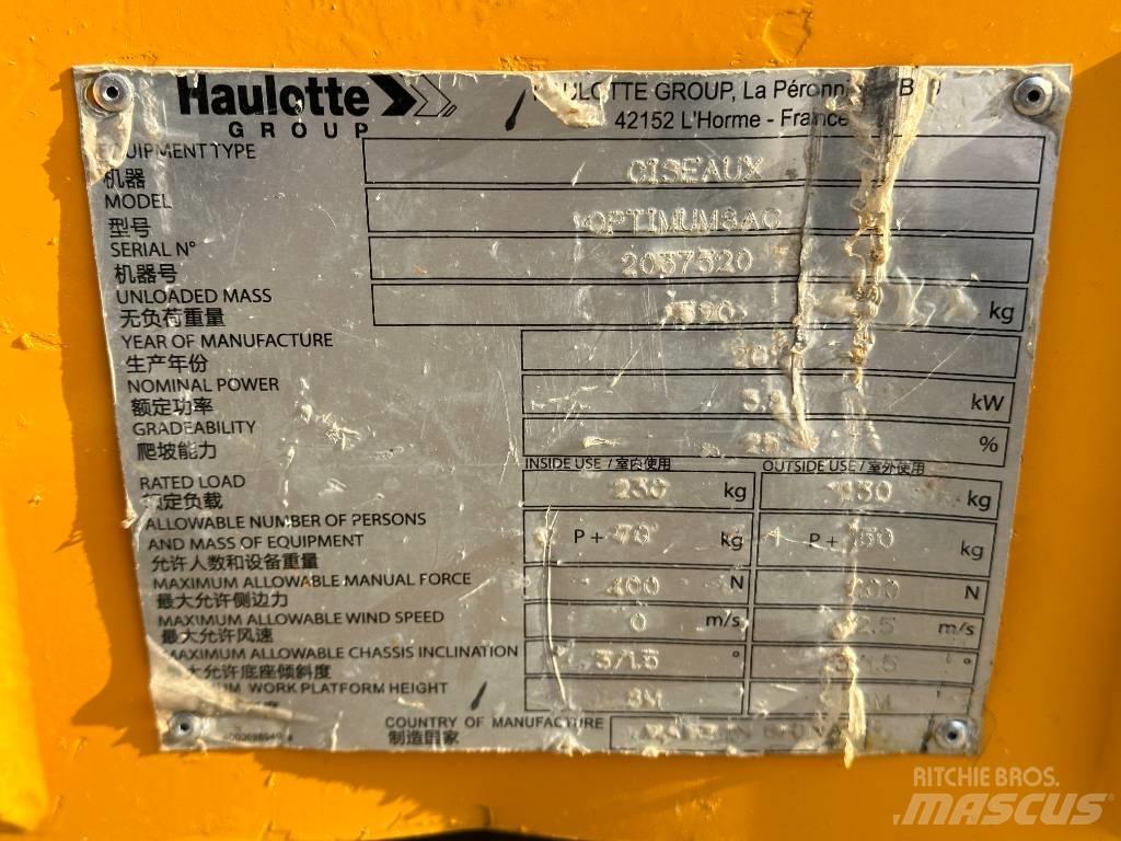 Haulotte OPTIMUM 8 Makasli platformlar