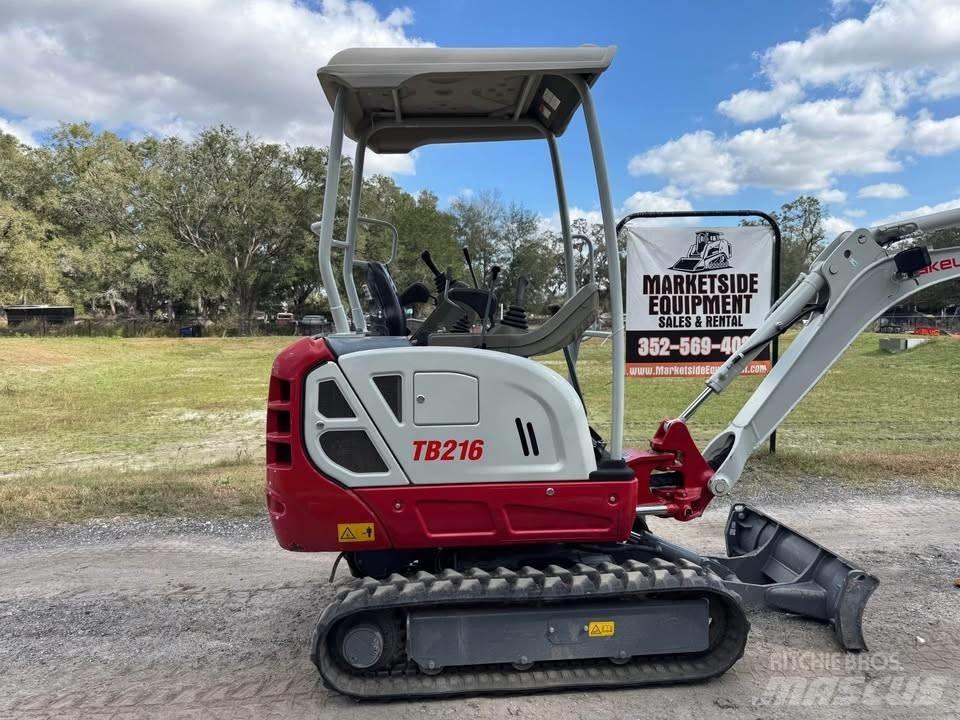Takeuchi TB 216 Mini ekskavatörler, 7 tona dek