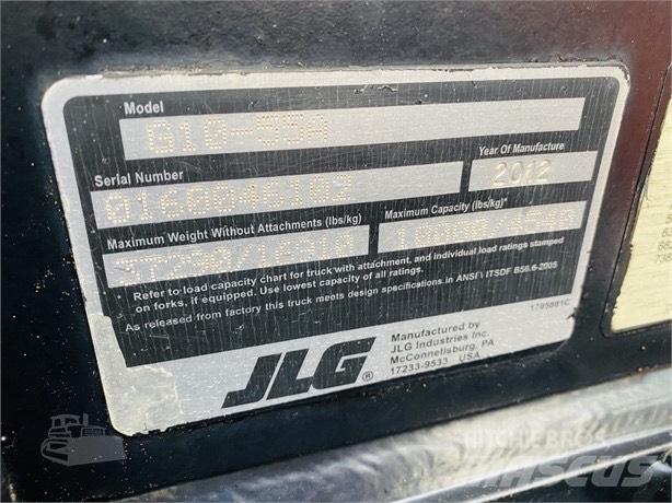JLG G 10-55 A Teleskopik yükleyiciler