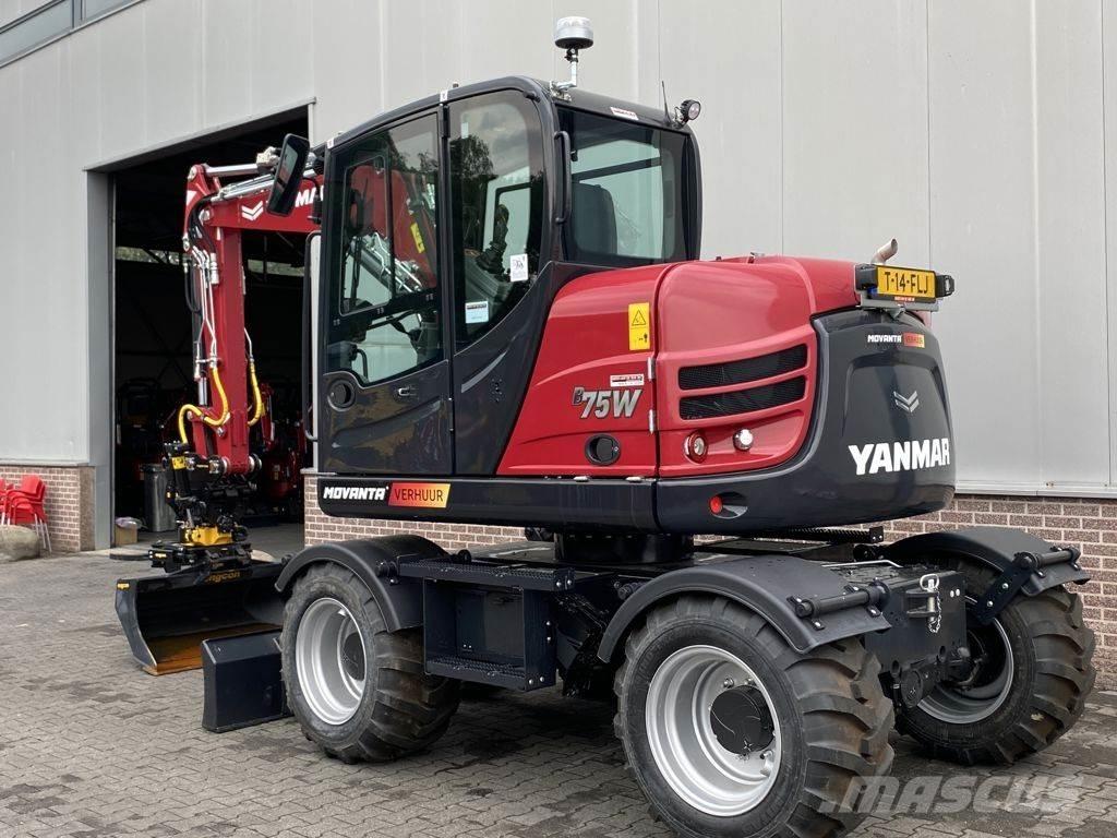Yanmar B75W Lastik tekerli ekskavatörler