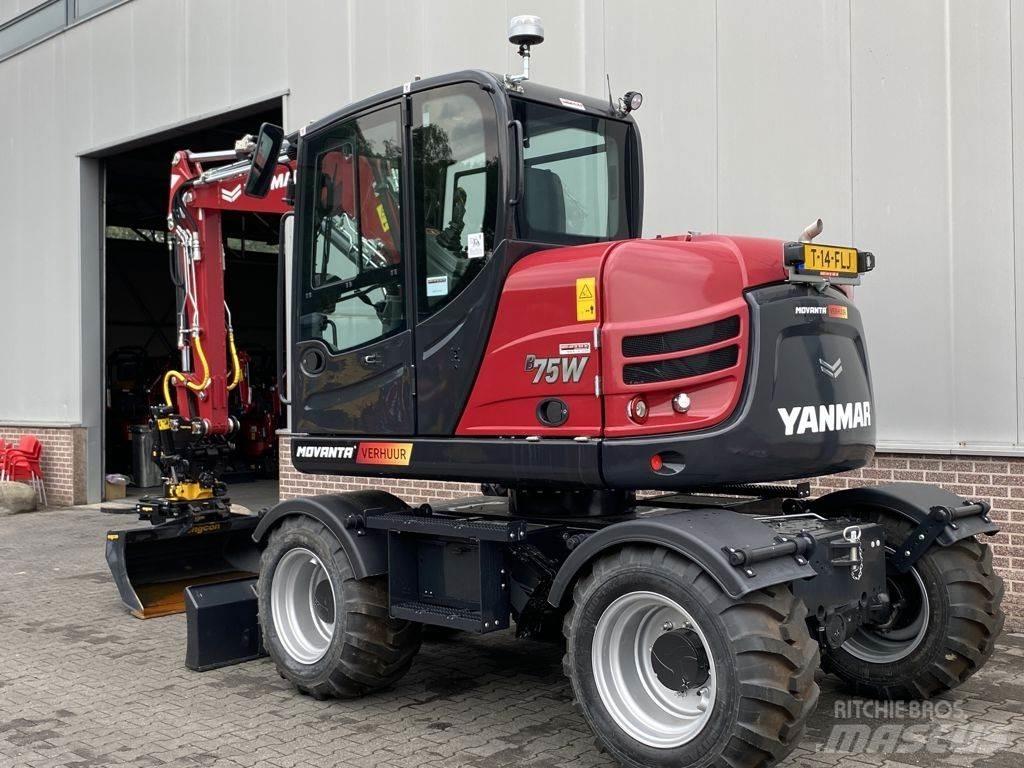 Yanmar B75W Lastik tekerli ekskavatörler