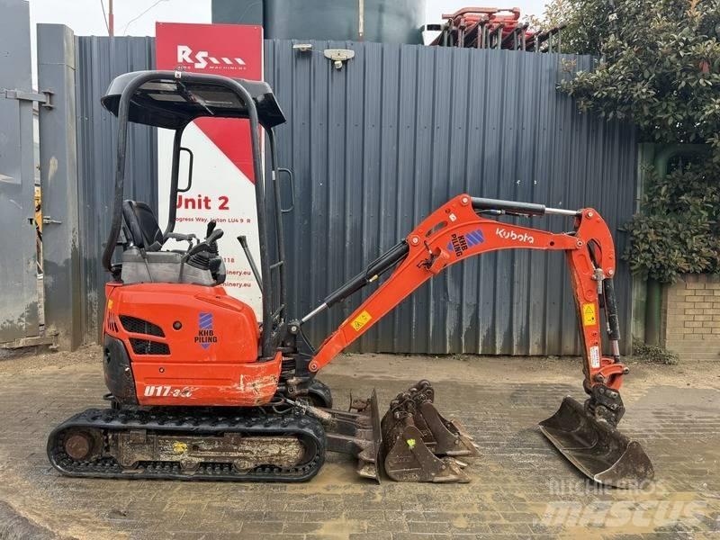Kubota U 17-3 Mini ekskavatörler, 7 tona dek