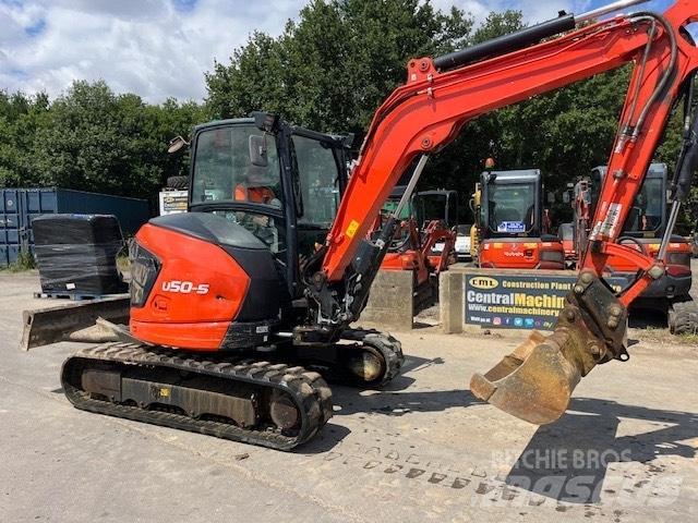 Kubota U 50-5 Mini ekskavatörler, 7 tona dek