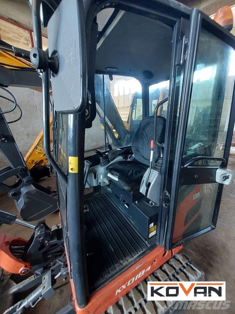 Kubota KX 018-4 Mini ekskavatörler, 7 tona dek