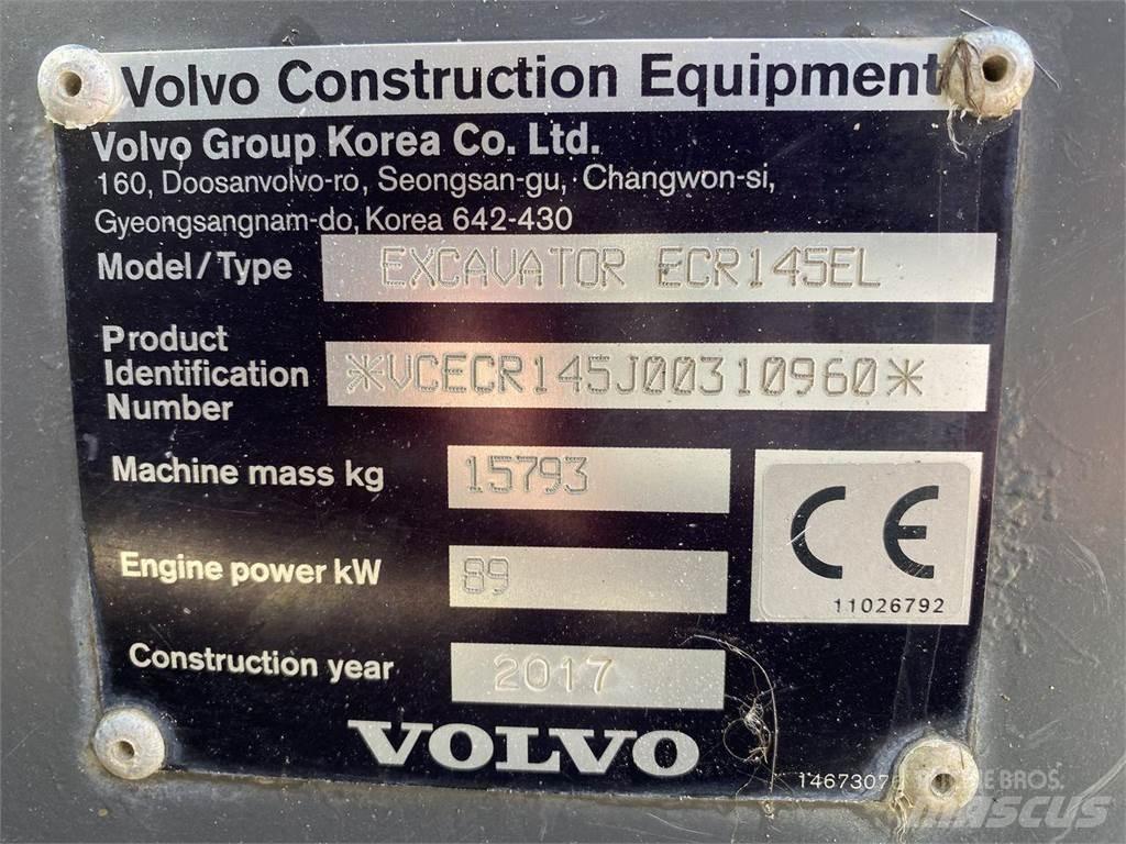 Volvo ECR145EL Paletli ekskavatörler
