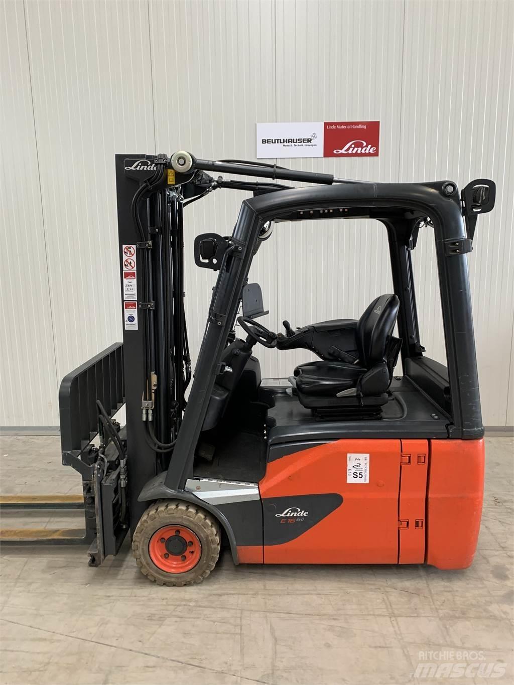 Linde E16 Elektrikli forkliftler