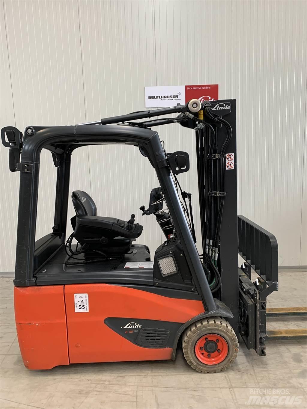 Linde E16 Elektrikli forkliftler