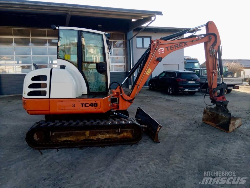 Terex TC 48 Mini ekskavatörler, 7 tona dek