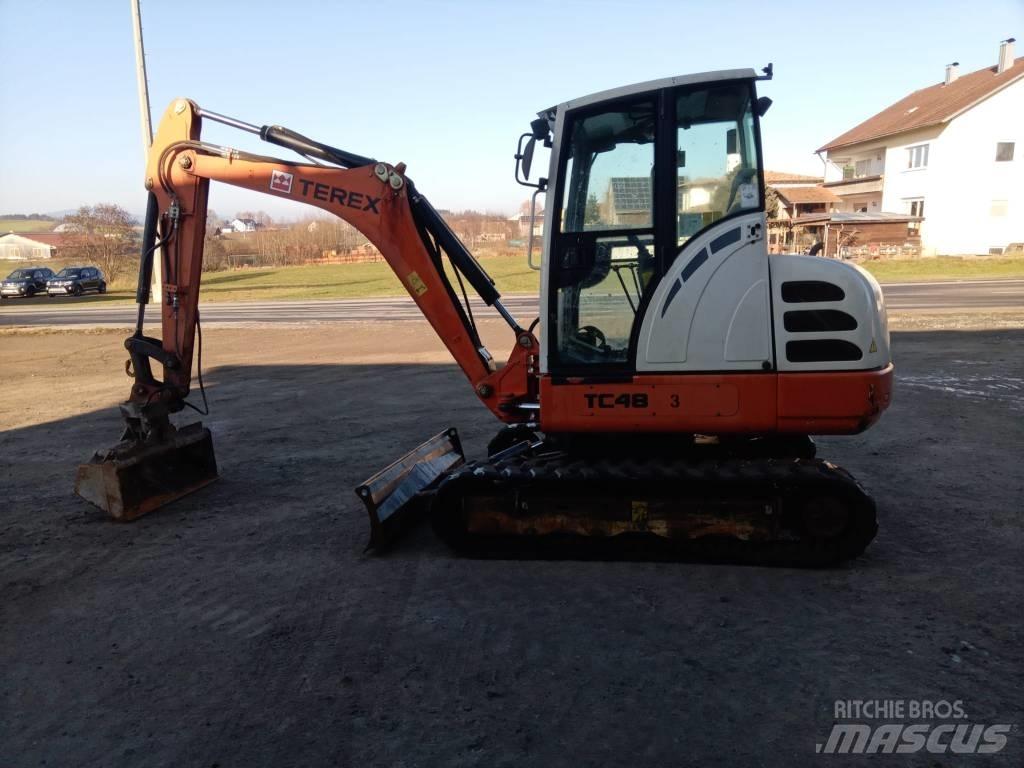 Terex TC 48 Mini ekskavatörler, 7 tona dek