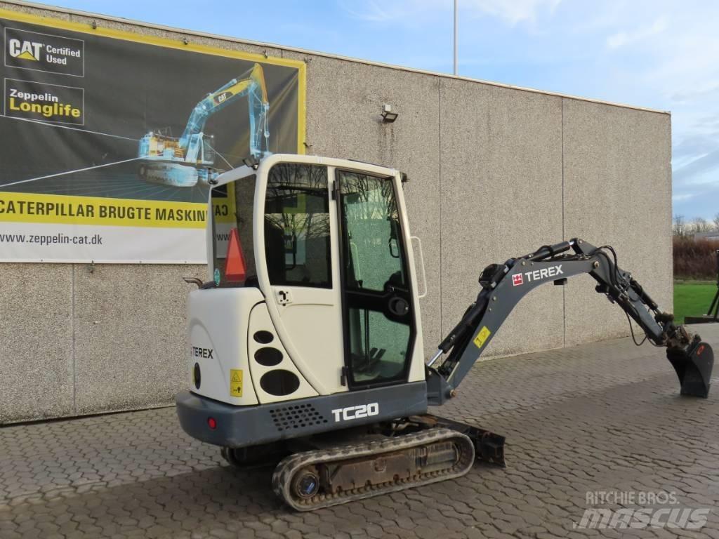 Terex TC 20 Mini ekskavatörler, 7 tona dek