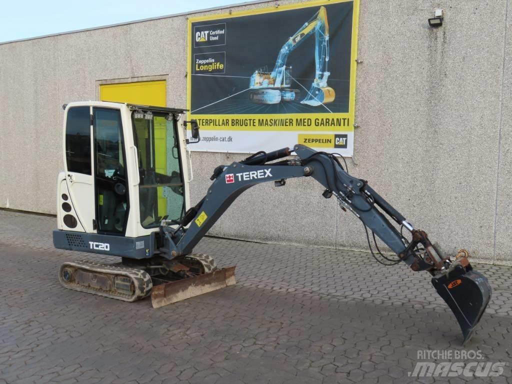 Terex TC 20 Mini ekskavatörler, 7 tona dek