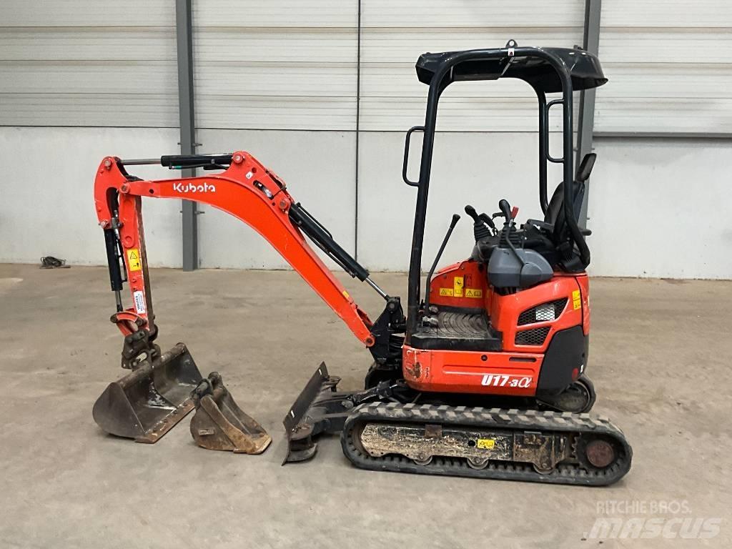 Kubota U 17-3 A Mini ekskavatörler, 7 tona dek