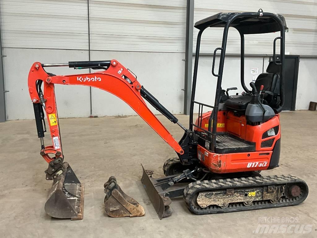 Kubota U 17-3 A Mini ekskavatörler, 7 tona dek