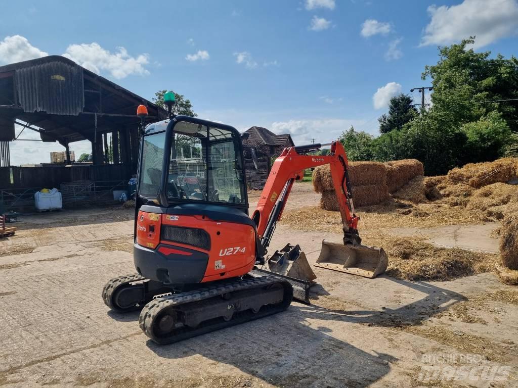 Kubota U 27-4 Mini ekskavatörler, 7 tona dek