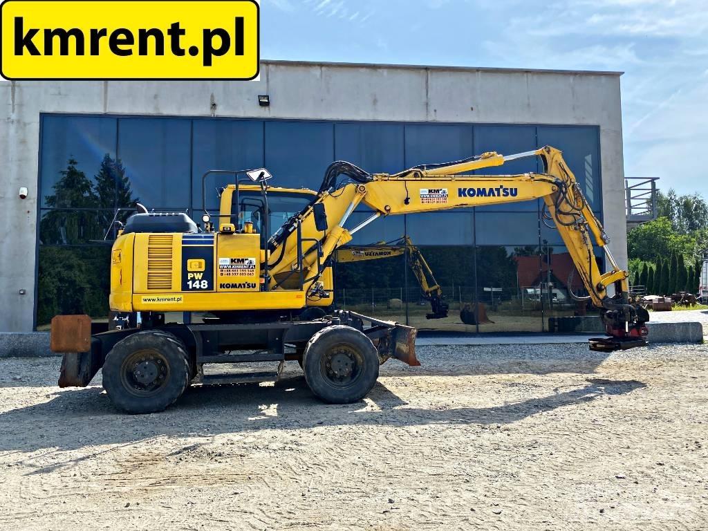 Komatsu PW 148-8 Lastik tekerli ekskavatörler