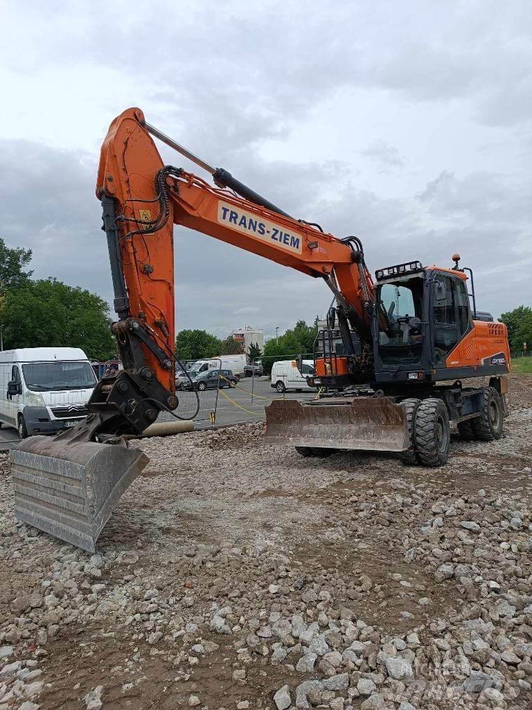 Doosan DX 190 W-5 Lastik tekerli ekskavatörler