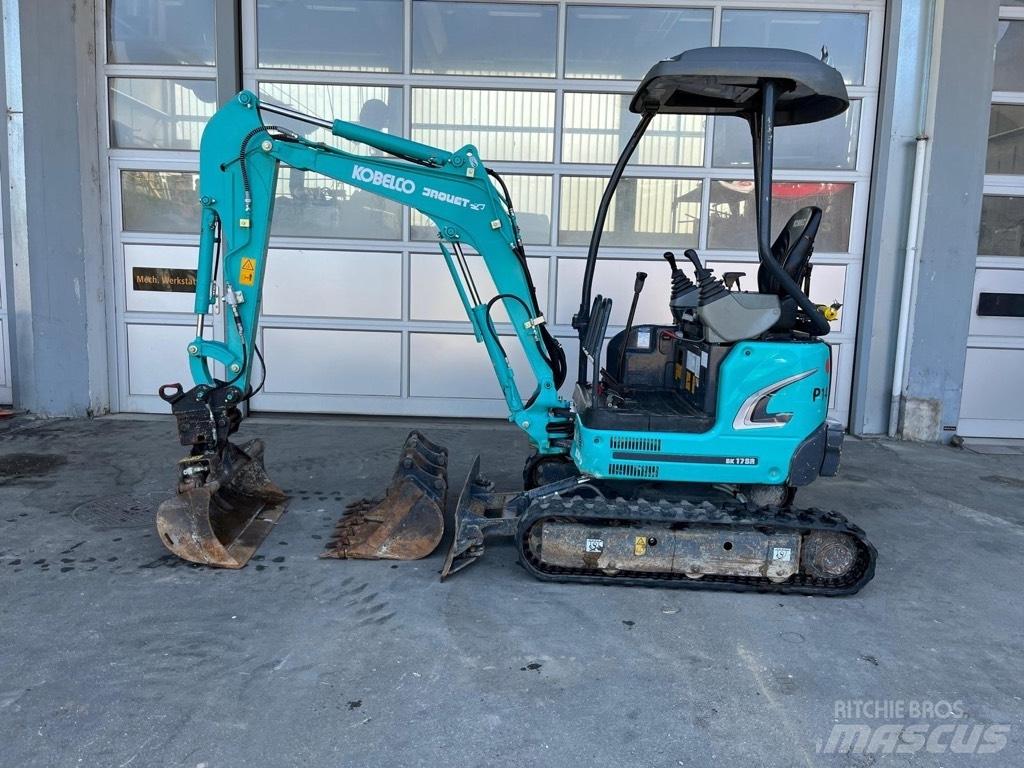 Kobelco SK17SR-3E Mini ekskavatörler, 7 tona dek