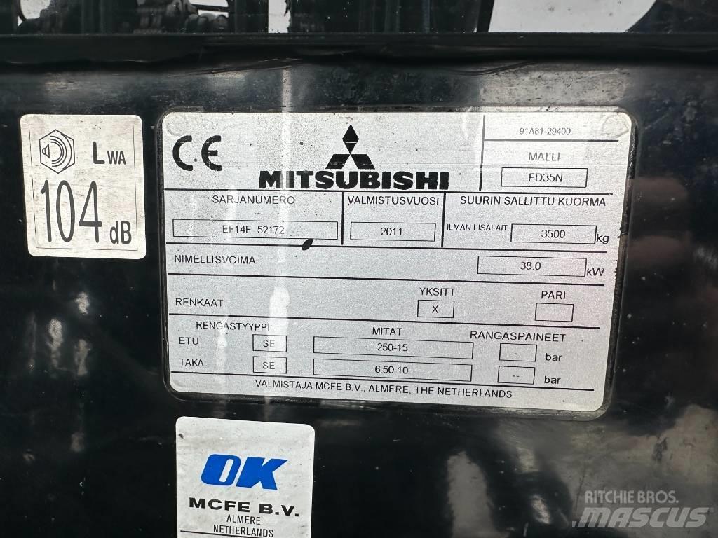 Mitsubishi FD 35 N Dizel forkliftler