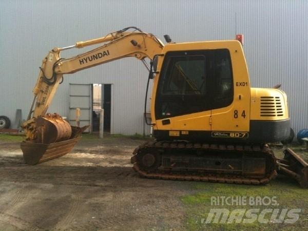 Hyundai R80-7 Midi ekskavatörler 7 - 12 t