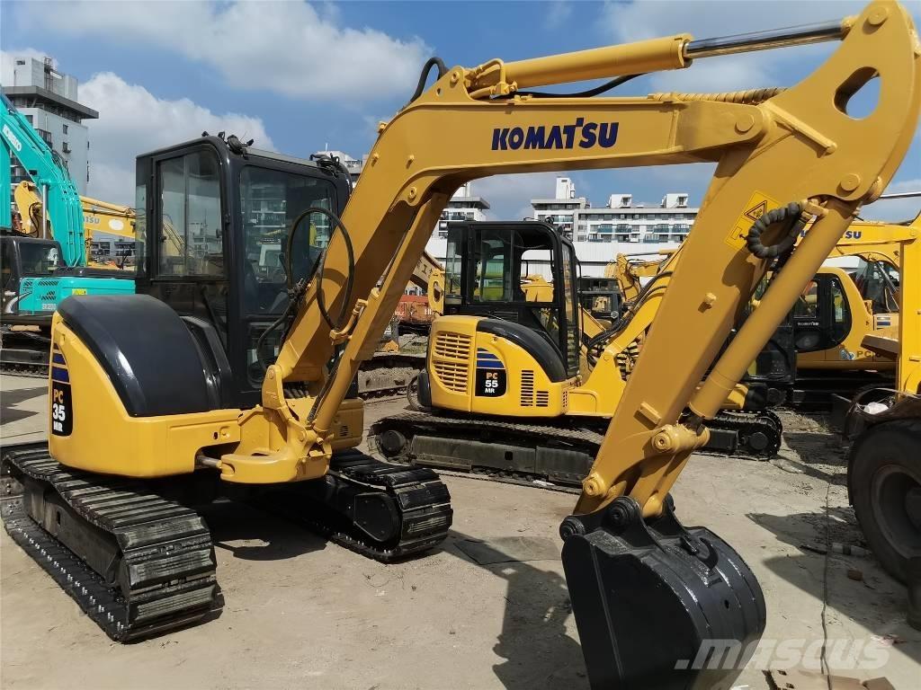 Komatsu PC35 Mini ekskavatörler, 7 tona dek