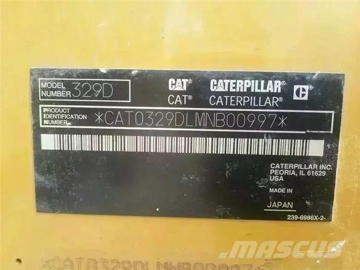 CAT 329 D L Paletli ekskavatörler