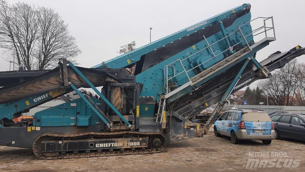 PowerScreen 2100 Gezer eleyiciler